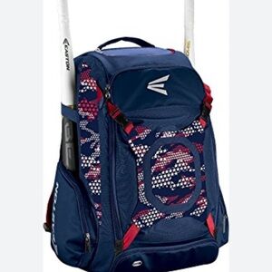 Easton Blue and Red Camo Baseball Backpack